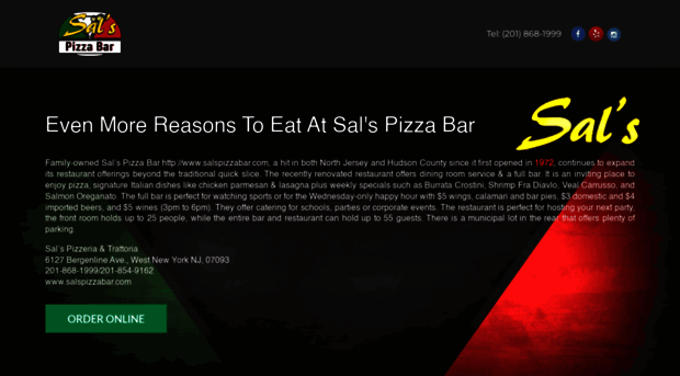 salspizzabar.com