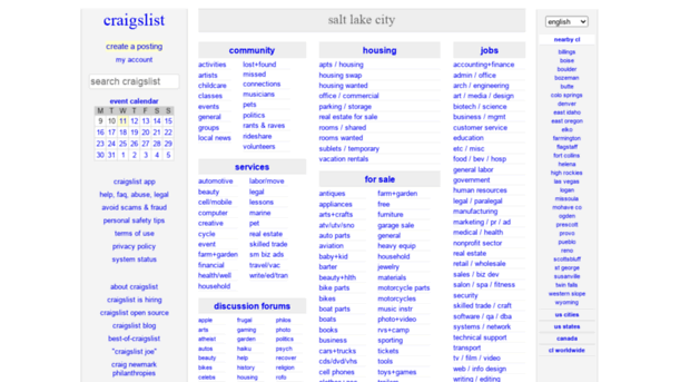 saltlake.craigslist.org