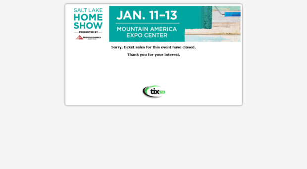 saltlakehomeshow.tix123.com