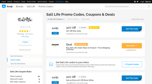 saltlife.bluepromocode.com