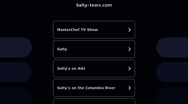 salty-tears.com