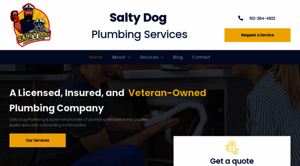 saltydogplumbing.com