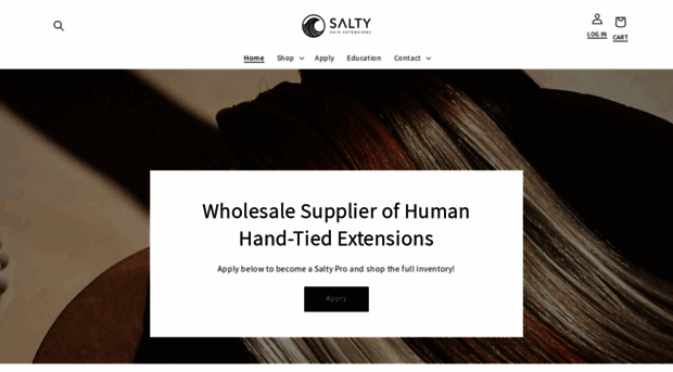 saltyhairextensions.com