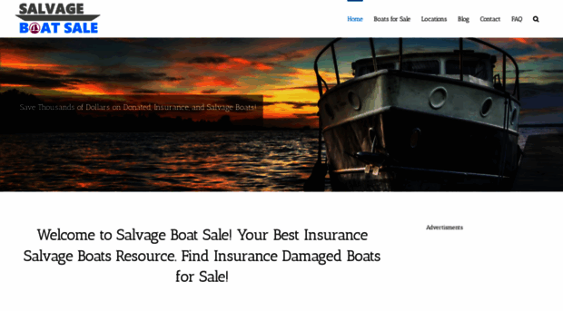 salvageboatsale.com