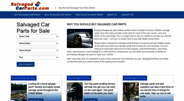 salvagedcarparts.com