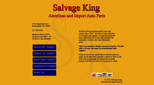 salvagekingautoparts.com