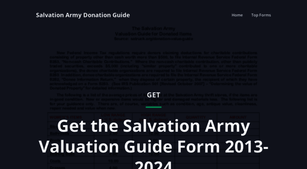 salvation-army-donation-guide.com