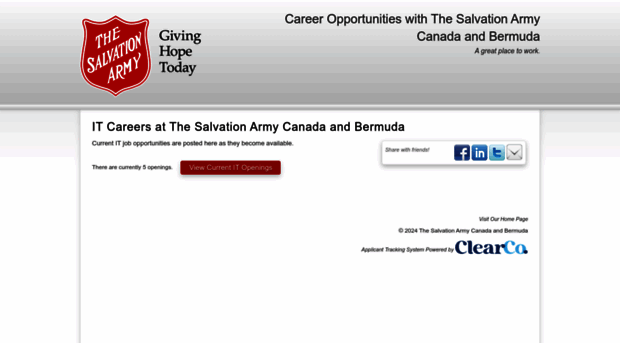 salvationarmyca.hrmdirect.com