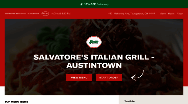 salvatoresitalianpizzeria.com