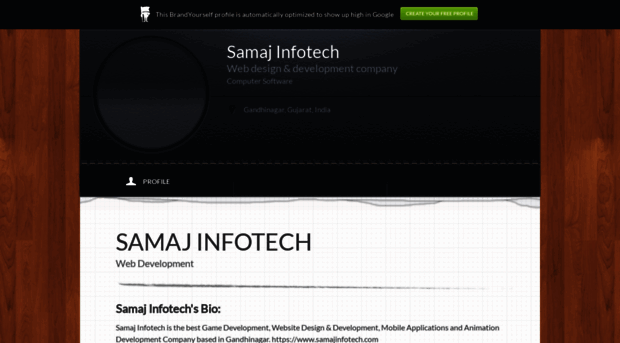 samaj-infotech.brandyourself.com