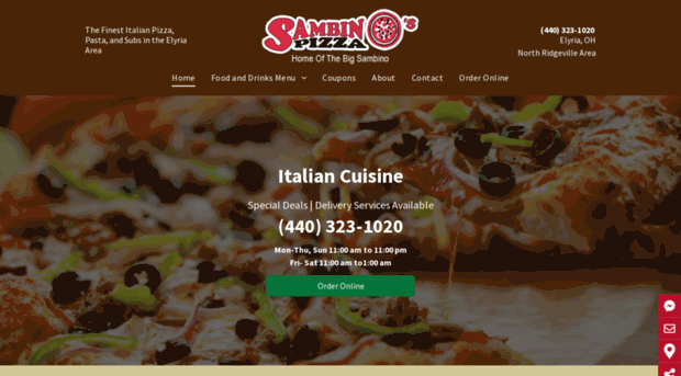 sambinospizza.com