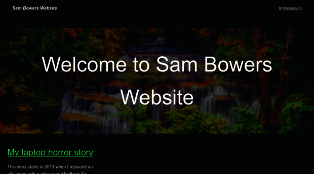 sambowers.co.uk