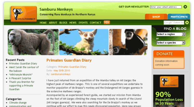 samburumonkeys.wildlifedirect.org