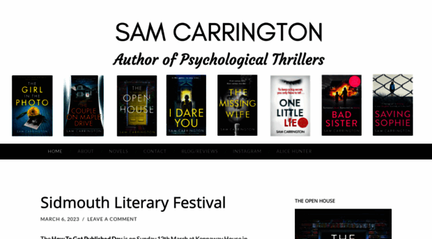 samcarringtonauthor.com