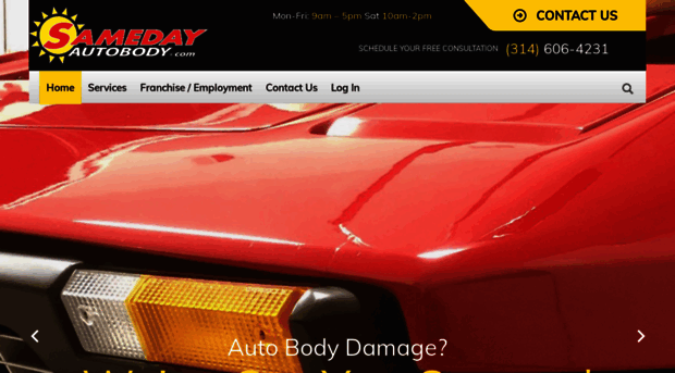 samedayautobody.com