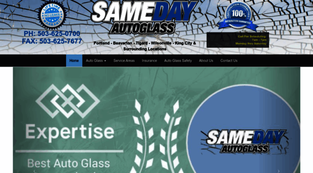 samedayautoglass.com