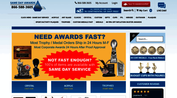 samedayawards.com