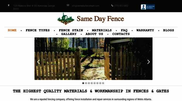 samedayfencecompany.com