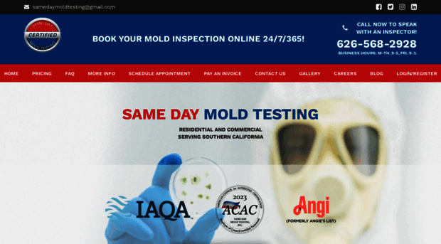 samedaymoldtesting.com