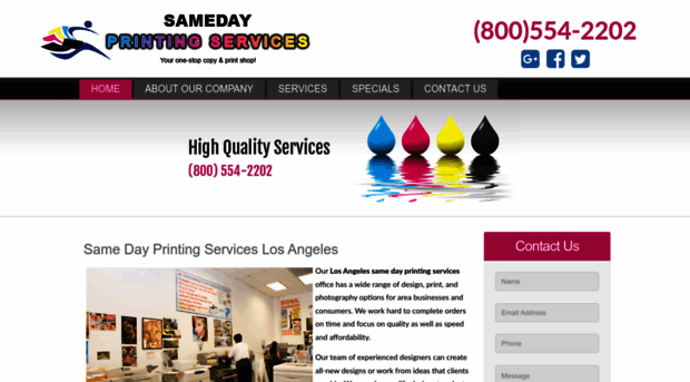 samedayprintingservices.net