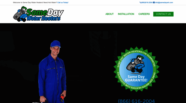 samedaywaterheaters.com