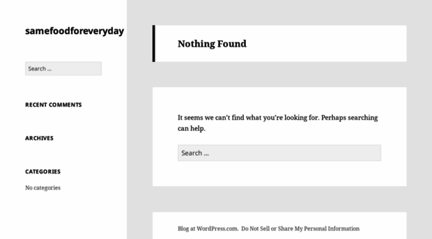 samefoodforeveryday.wordpress.com