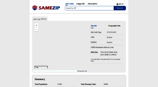 samezip.com