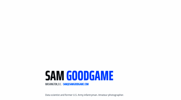 samgoodgame.com