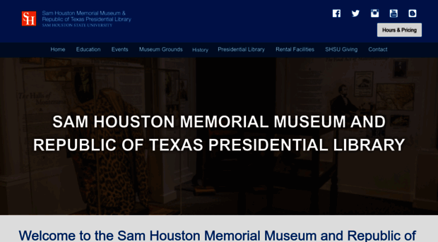 samhoustonmemorialmuseum.com