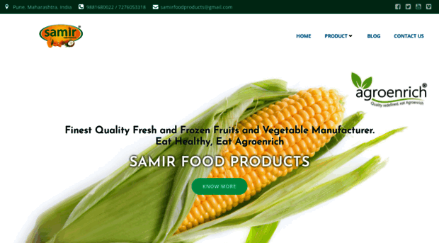 samirfoodproducts.com