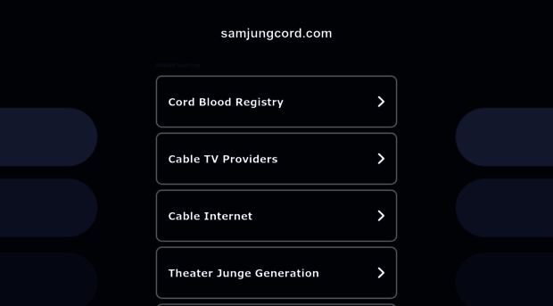 samjungcord.com