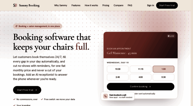 sammybooking.com
