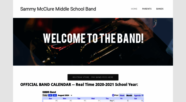 sammymcclureband.weebly.com