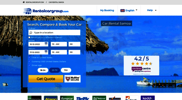 samoa.rentalcargroup.com