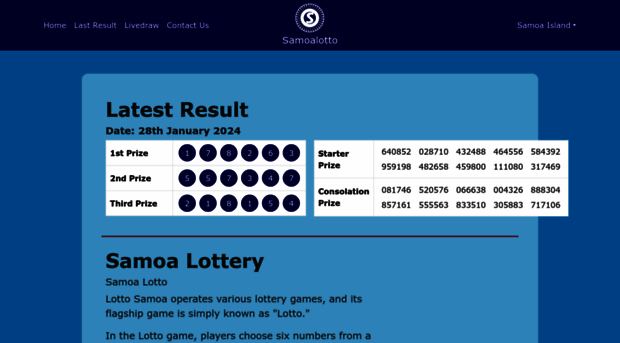 samoalotto.com