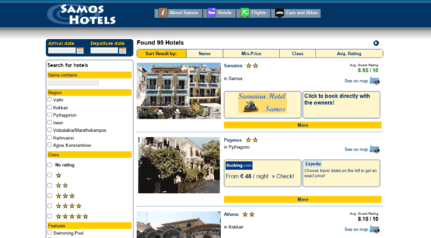 samos-hotels.com