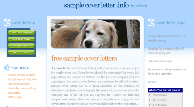 samplecoverletter.info