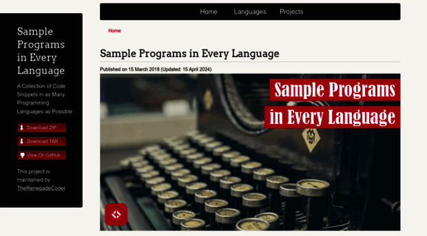 sampleprograms.io