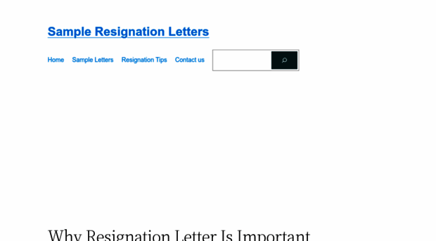 sampleresignationletters.net