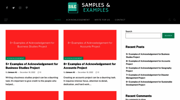 samplesandexamples.com