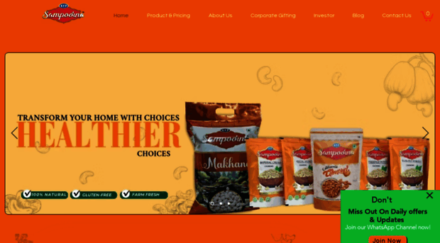 sampoornanuts.com