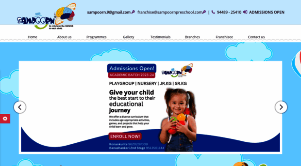 sampoornpreschool.com