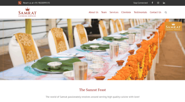 samratcateringservices.com