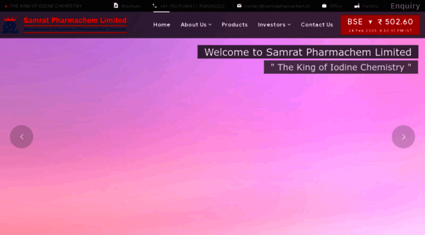 samratpharmachem.com