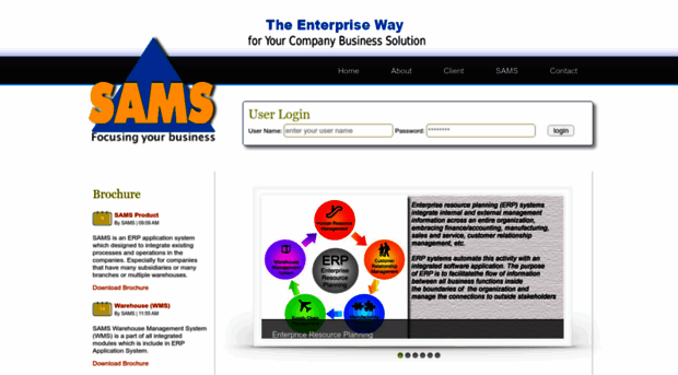 sams-erp.com