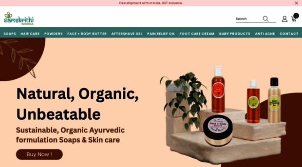 samskrithinaturals.com