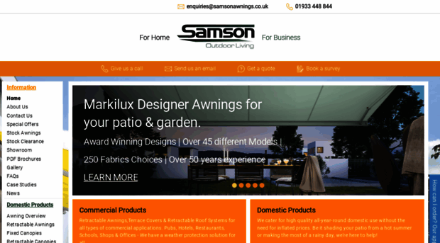 samsonawnings.co.uk