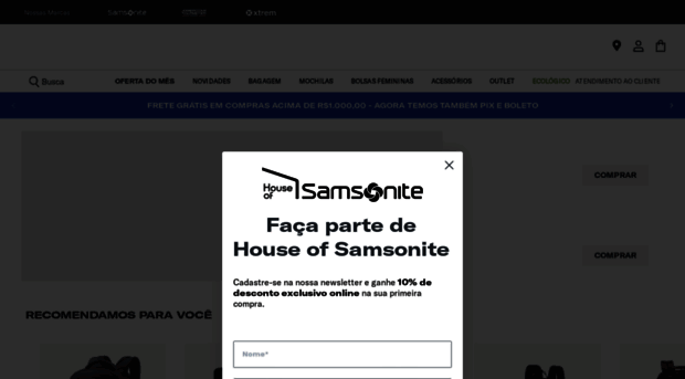 samsonitebrasil.com