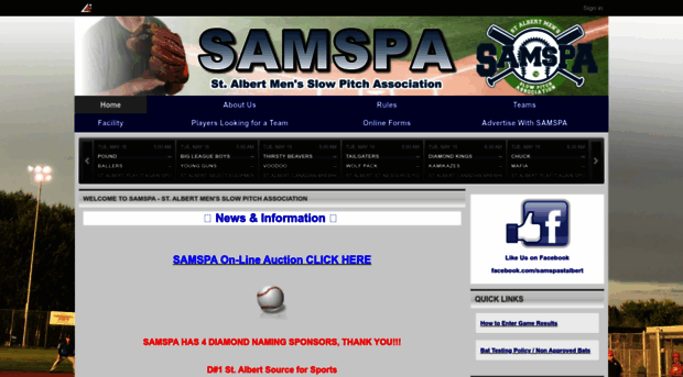 samspaslowpitch.com