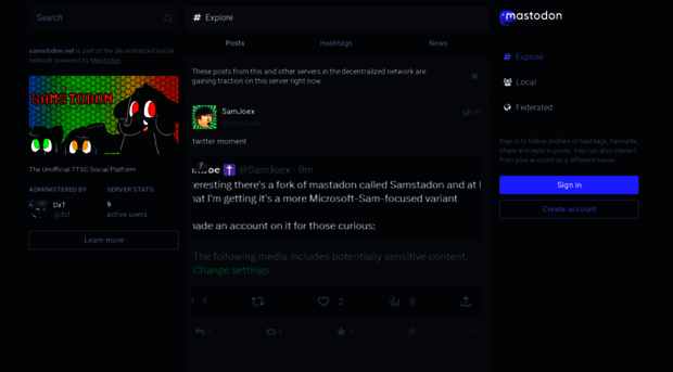 samstodon.net